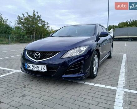 Синий Мазда 6, объемом двигателя 2.2 л и пробегом 250 тыс. км за 7300 $, фото 1 на Automoto.ua