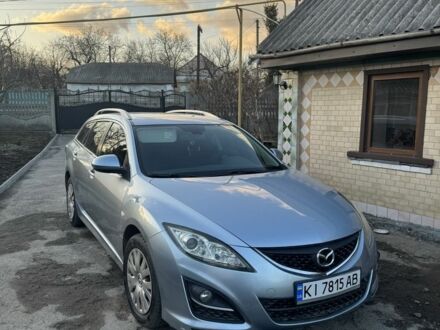 Синий Мазда 6, объемом двигателя 2 л и пробегом 262 тыс. км за 7250 $, фото 1 на Automoto.ua