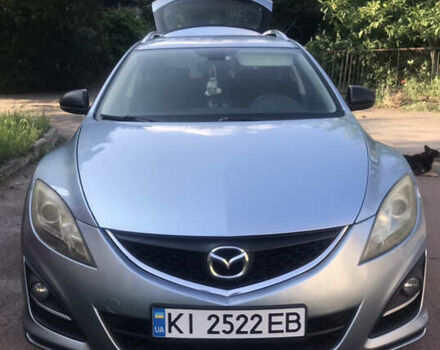 Синий Мазда 6, объемом двигателя 1.8 л и пробегом 300 тыс. км за 8000 $, фото 1 на Automoto.ua