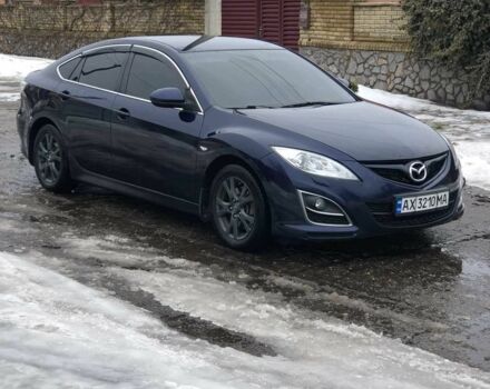 Синий Мазда 6, объемом двигателя 2.5 л и пробегом 205 тыс. км за 9788 $, фото 1 на Automoto.ua