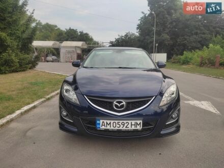 Синій Мазда 6, об'ємом двигуна 2 л та пробігом 201 тис. км за 8000 $, фото 1 на Automoto.ua