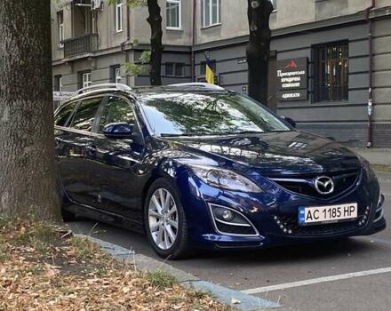 Синий Мазда 6, объемом двигателя 2.18 л и пробегом 247 тыс. км за 9500 $, фото 1 на Automoto.ua