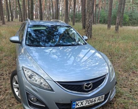 Синий Мазда 6, объемом двигателя 2.2 л и пробегом 300 тыс. км за 4413 $, фото 1 на Automoto.ua