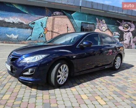 Синій Мазда 6, об'ємом двигуна 2.2 л та пробігом 206 тис. км за 8500 $, фото 1 на Automoto.ua