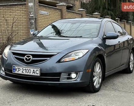 Синий Мазда 6, объемом двигателя 2.49 л и пробегом 230 тыс. км за 8500 $, фото 1 на Automoto.ua