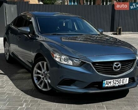 Синий Мазда 6, объемом двигателя 2.49 л и пробегом 235 тыс. км за 8999 $, фото 1 на Automoto.ua