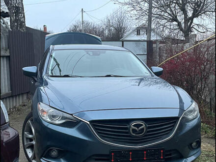 Синий Мазда 6, объемом двигателя 2.49 л и пробегом 176 тыс. км за 11100 $, фото 1 на Automoto.ua