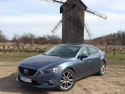 Синий Мазда 6, объемом двигателя 2.49 л и пробегом 230 тыс. км за 12200 $, фото 1 на Automoto.ua