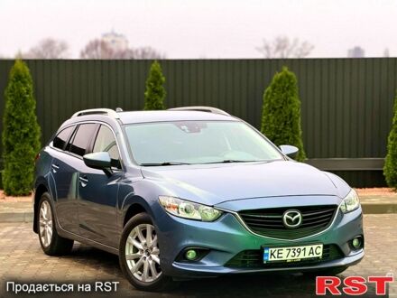 Синий Мазда 6, объемом двигателя 2.2 л и пробегом 230 тыс. км за 11500 $, фото 1 на Automoto.ua