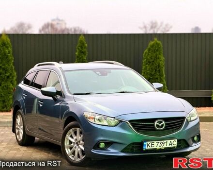 Синій Мазда 6, об'ємом двигуна 2.2 л та пробігом 230 тис. км за 11500 $, фото 1 на Automoto.ua