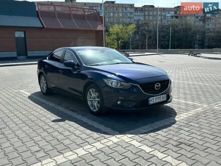 Синий Мазда 6, объемом двигателя 2.49 л и пробегом 210 тыс. км за 12200 $, фото 1 на Automoto.ua