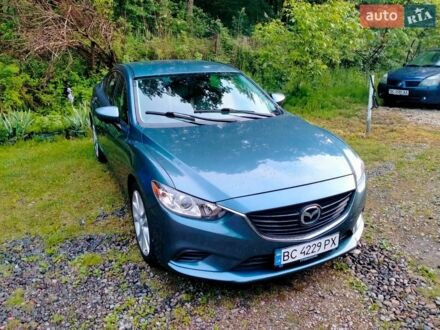 Синий Мазда 6, объемом двигателя 2.49 л и пробегом 110 тыс. км за 12800 $, фото 1 на Automoto.ua