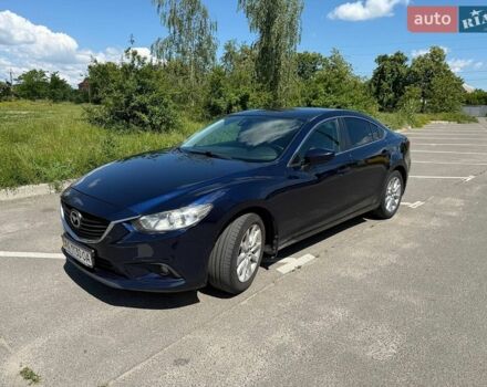 Синий Мазда 6, объемом двигателя 2 л и пробегом 175 тыс. км за 13500 $, фото 1 на Automoto.ua