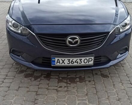 Синий Мазда 6, объемом двигателя 2 л и пробегом 188 тыс. км за 10511 $, фото 1 на Automoto.ua