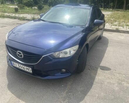 Синий Мазда 6, объемом двигателя 2 л и пробегом 220 тыс. км за 9200 $, фото 1 на Automoto.ua