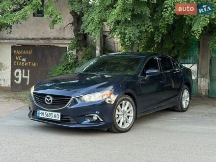 Синий Мазда 6, объемом двигателя 2.49 л и пробегом 98 тыс. км за 9900 $, фото 1 на Automoto.ua