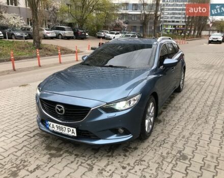 Синий Мазда 6, объемом двигателя 2.19 л и пробегом 237 тыс. км за 10700 $, фото 1 на Automoto.ua