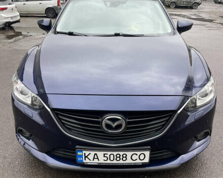 Синий Мазда 6, объемом двигателя 2 л и пробегом 220 тыс. км за 11100 $, фото 1 на Automoto.ua