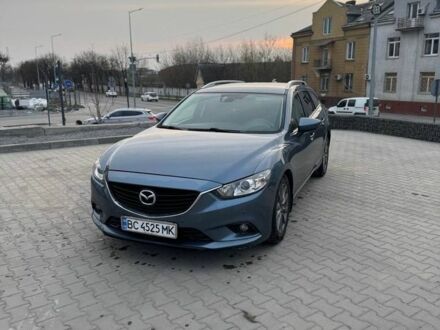 Синий Мазда 6, объемом двигателя 2.2 л и пробегом 275 тыс. км за 8500 $, фото 1 на Automoto.ua