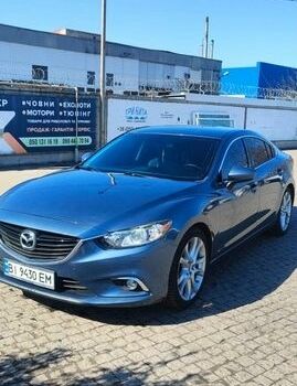 Синий Мазда 6, объемом двигателя 2.49 л и пробегом 185 тыс. км за 9500 $, фото 1 на Automoto.ua