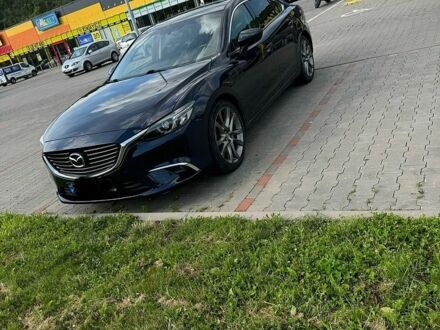 Синий Мазда 6, объемом двигателя 2.49 л и пробегом 88 тыс. км за 9500 $, фото 1 на Automoto.ua