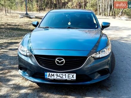 Синий Мазда 6, объемом двигателя 2.49 л и пробегом 253 тыс. км за 13000 $, фото 1 на Automoto.ua