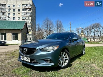 Синий Мазда 6, объемом двигателя 2.49 л и пробегом 194 тыс. км за 12000 $, фото 1 на Automoto.ua