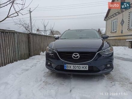 Мазда 6 2014 в Славуте на Automoto.ua Синий Мазда 6, объемом двигателя 2.19 л и пробегом 295 тыс. км за 13500 $, фото 1 на Automoto.ua