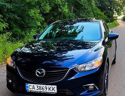 Синий Мазда 6, объемом двигателя 2.5 л и пробегом 163 тыс. км за 12000 $, фото 1 на Automoto.ua