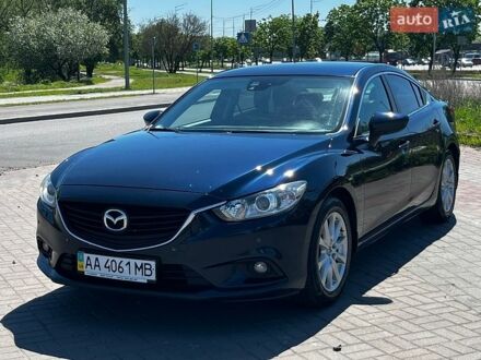 Синий Мазда 6, объемом двигателя 2 л и пробегом 197 тыс. км за 11900 $, фото 1 на Automoto.ua
