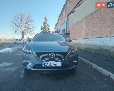Синий Мазда 6, объемом двигателя 2.49 л и пробегом 160 тыс. км за 13300 $, фото 1 на Automoto.ua
