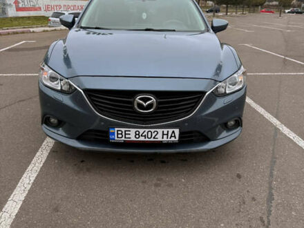 Синий Мазда 6, объемом двигателя 2.49 л и пробегом 157 тыс. км за 13200 $, фото 1 на Automoto.ua