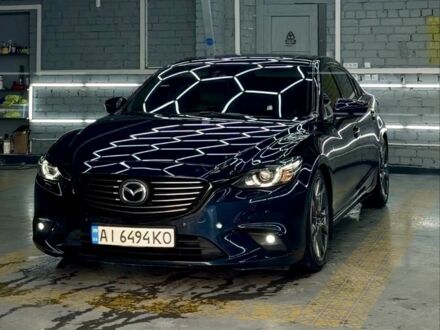 Синий Мазда 6, объемом двигателя 2.5 л и пробегом 195 тыс. км за 16000 $, фото 1 на Automoto.ua