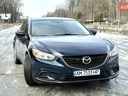 Синий Мазда 6, объемом двигателя 2.49 л и пробегом 210 тыс. км за 12500 $, фото 1 на Automoto.ua