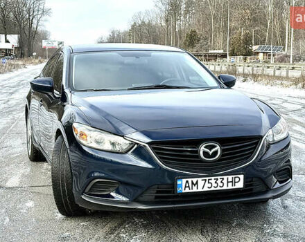 Синий Мазда 6, объемом двигателя 2.49 л и пробегом 210 тыс. км за 12500 $, фото 1 на Automoto.ua
