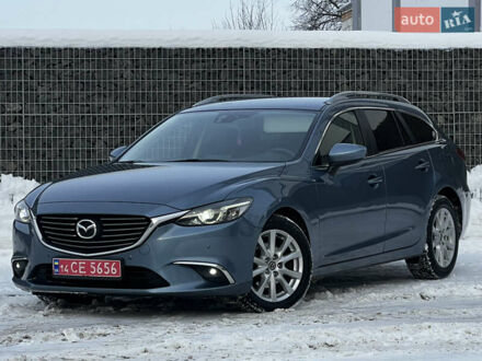 Синий Мазда 6, объемом двигателя 2.2 л и пробегом 236 тыс. км за 11799 $, фото 1 на Automoto.ua