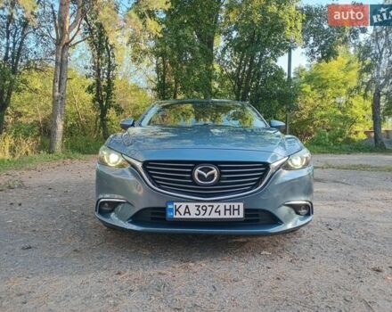 Синий Мазда 6, объемом двигателя 2.49 л и пробегом 165 тыс. км за 12200 $, фото 1 на Automoto.ua