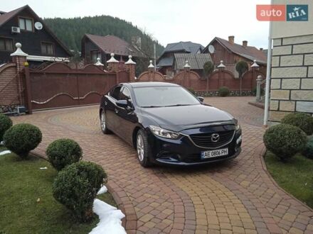 Синий Мазда 6, объемом двигателя 2.49 л и пробегом 179 тыс. км за 11500 $, фото 1 на Automoto.ua