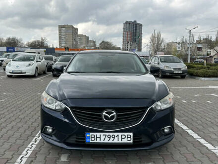 Синий Мазда 6, объемом двигателя 2.49 л и пробегом 195 тыс. км за 12300 $, фото 1 на Automoto.ua