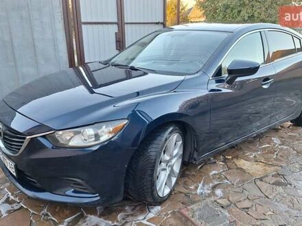 Синий Мазда 6, объемом двигателя 2.49 л и пробегом 205 тыс. км за 13000 $, фото 1 на Automoto.ua