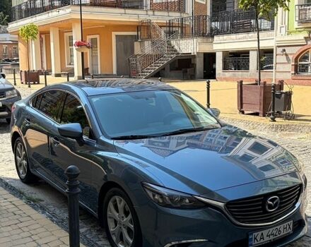 Синий Мазда 6, объемом двигателя 2.49 л и пробегом 163 тыс. км за 12300 $, фото 1 на Automoto.ua