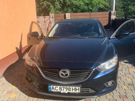 Синий Мазда 6, объемом двигателя 2 л и пробегом 248 тыс. км за 11500 $, фото 1 на Automoto.ua