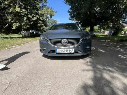 Синий Мазда 6, объемом двигателя 2.5 л и пробегом 79 тыс. км за 15500 $, фото 1 на Automoto.ua