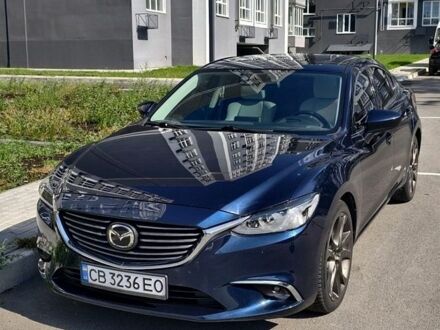 Синій Мазда 6, об'ємом двигуна 2.49 л та пробігом 185 тис. км за 12990 $, фото 1 на Automoto.ua