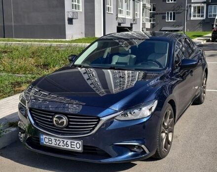 Синий Мазда 6, объемом двигателя 2.49 л и пробегом 185 тыс. км за 12990 $, фото 1 на Automoto.ua