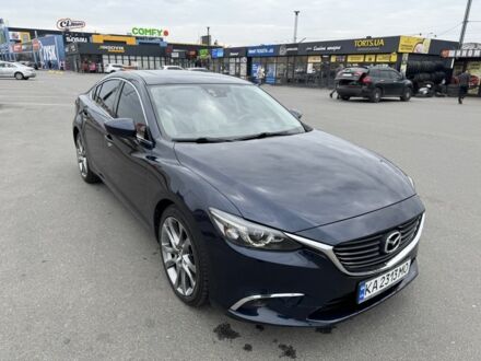 Синий Мазда 6, объемом двигателя 2.5 л и пробегом 104 тыс. км за 15300 $, фото 1 на Automoto.ua