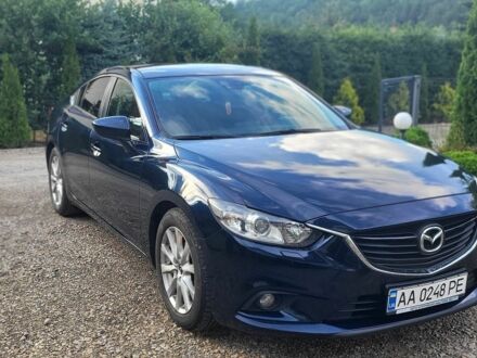 Синий Мазда 6, объемом двигателя 2 л и пробегом 135 тыс. км за 14600 $, фото 1 на Automoto.ua