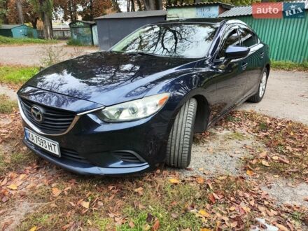 Синий Мазда 6, объемом двигателя 2.49 л и пробегом 210 тыс. км за 10700 $, фото 1 на Automoto.ua