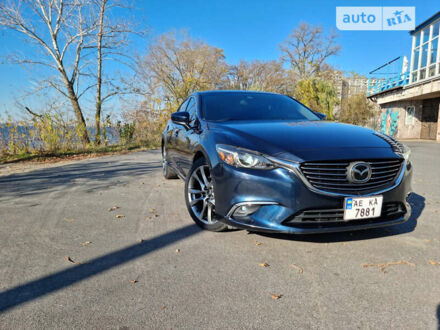 Синий Мазда 6, объемом двигателя 2.49 л и пробегом 91 тыс. км за 14500 $, фото 1 на Automoto.ua