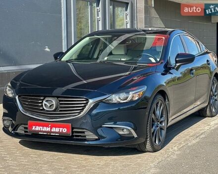 Синий Мазда 6, объемом двигателя 2.49 л и пробегом 107 тыс. км за 13500 $, фото 1 на Automoto.ua